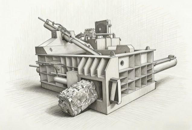 Scrap Metal Baler
