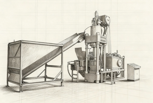 Metal Briquetting Machine