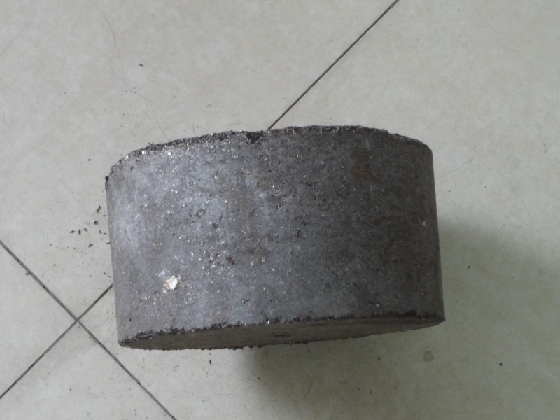 处理后饼块