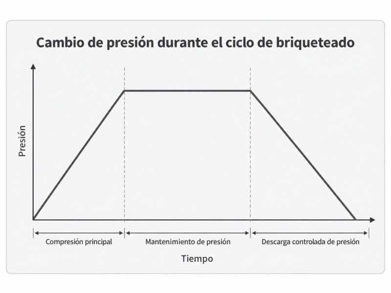 Matriz de briquetado, mantenimiento de presión y descompresión controlada: controlar cómo se forma la briqueta y cómo sale del estado de alta presión